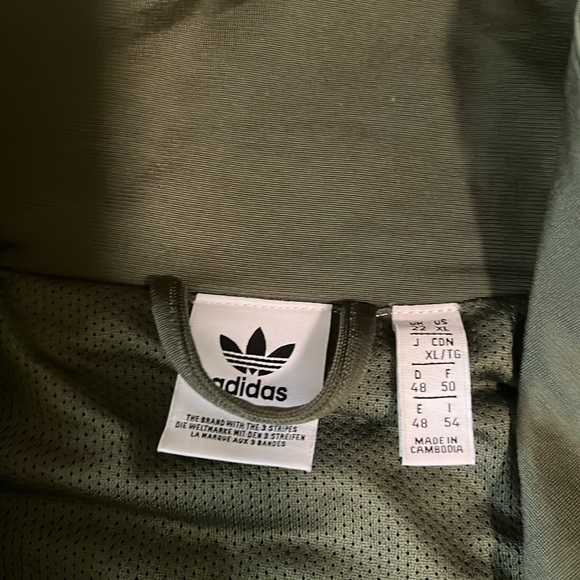 Women’s Olive green Adidas Track Jacket - Picture 3 of 7